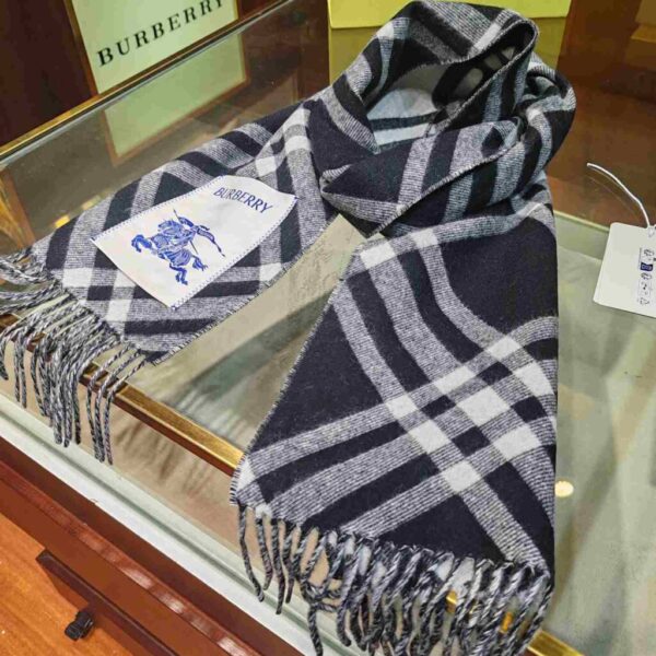 Burberry Check Cashmere Scarf