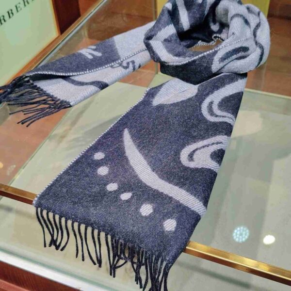 Burberry Mirrored Horse Cashmere Scarf