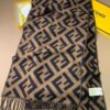 Fendi Brown Cashmere Scarf