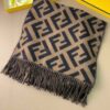 Fendi Brown Cashmere Scarf