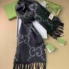 Gucci GG Wool Jacquard Scarf