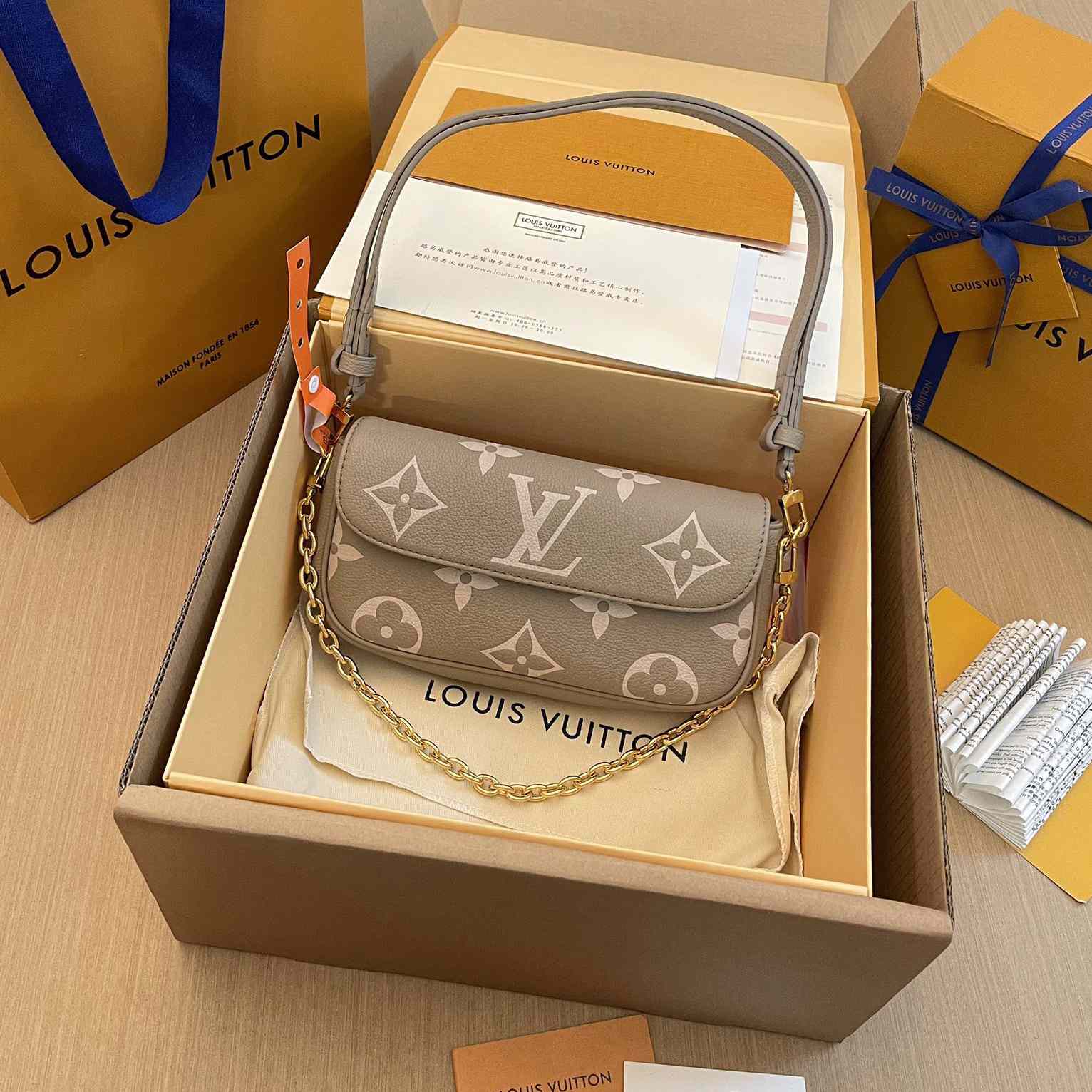 Louis Vuitton Wallet On Chain Ivy