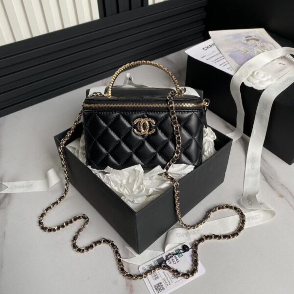 Chanel Black Leather Classic Flap Bag