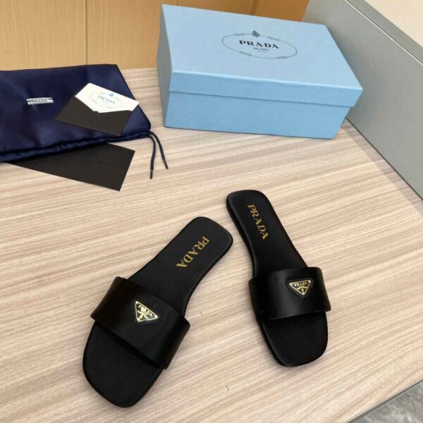 Prada Leather Slides