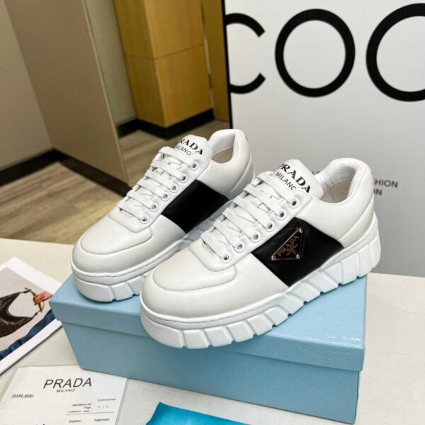 Prada Padded Nappa Leather Sneakers