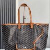 Goyard St Saint Louis PM Brown and Black Tote Bag