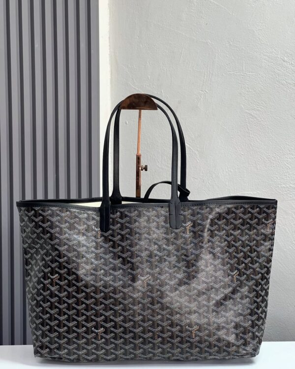 Goyard St Saint Louis PM Black Tote Bag - Image 3