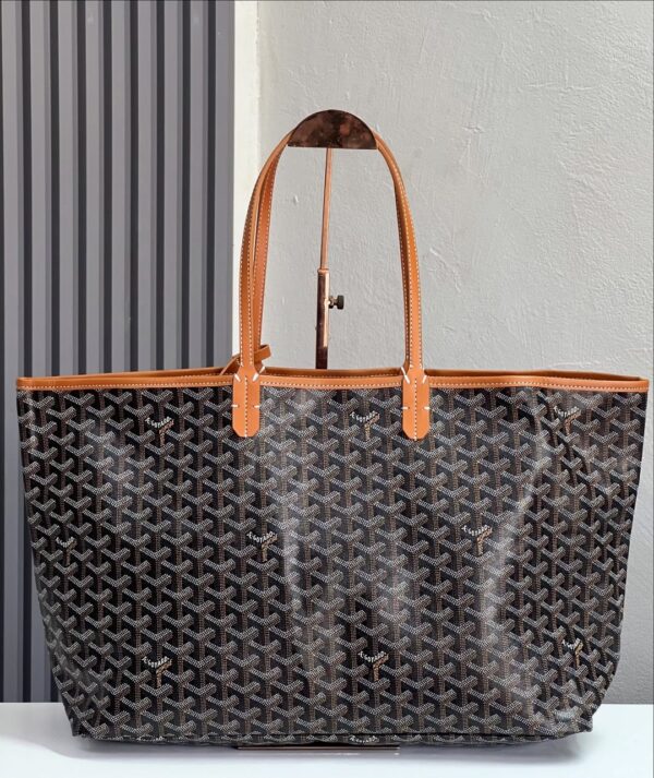 Goyard St Saint Louis PM Brown and Black Tote Bag - Image 2