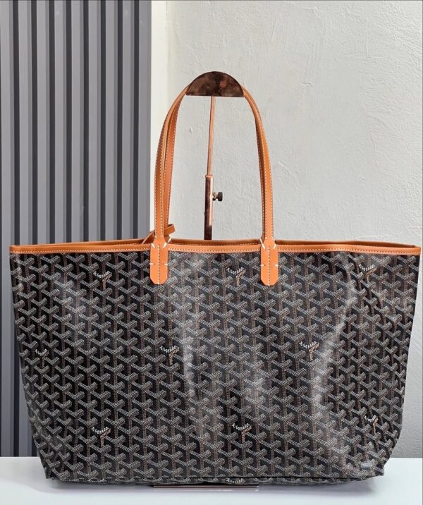 Goyard St Saint Louis PM Brown and Black Tote Bag - Image 5
