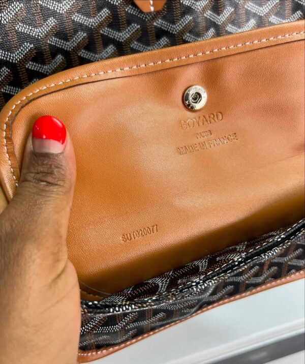 Goyard St Saint Louis PM Brown and Black Tote Bag - Image 3
