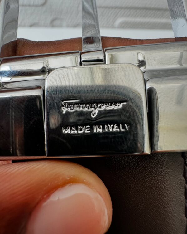 Ferragamo Men's Reversible Leather Belt - Image 3