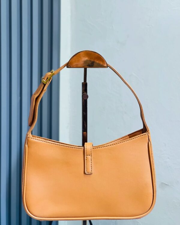 Yves Saint Laurent Vintage Brown Calfskin Leather - Image 2