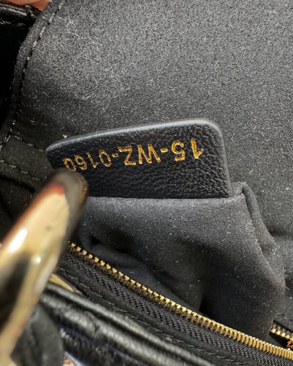 Dior Bag, Black Cannage Leather Micro Lady Dior Tote - Image 5