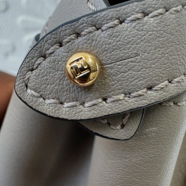 Fendi Vitello Seta Shiny Nappa Plexiglass Tortoise Mini - Image 4