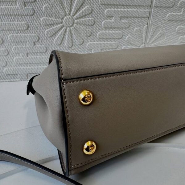 Fendi Vitello Seta Shiny Nappa Plexiglass Tortoise Mini - Image 5