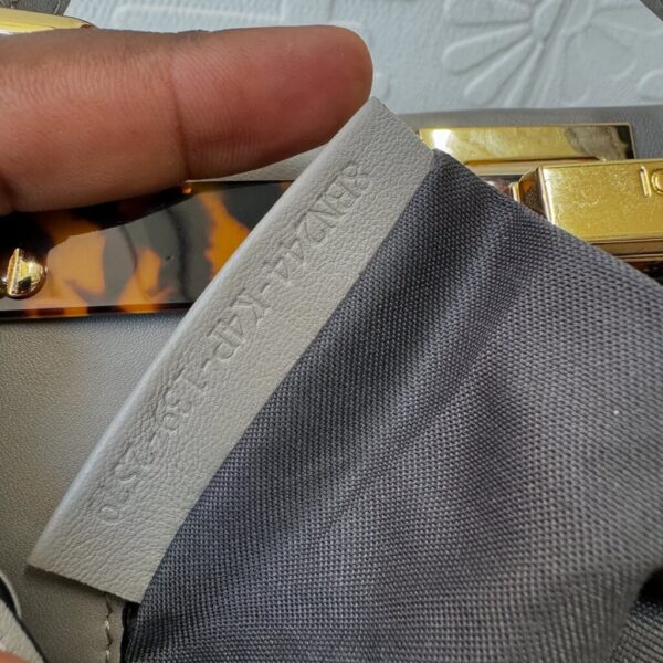 Fendi Vitello Seta Shiny Nappa Plexiglass Tortoise Mini - Image 10