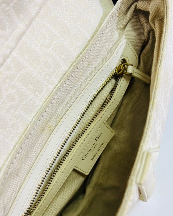 Christian Dior Oblique Jacquard Saddle Bag - Image 6