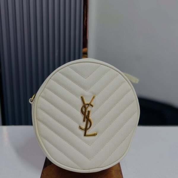 Saint Laurent Vinyle Round Camera Bag