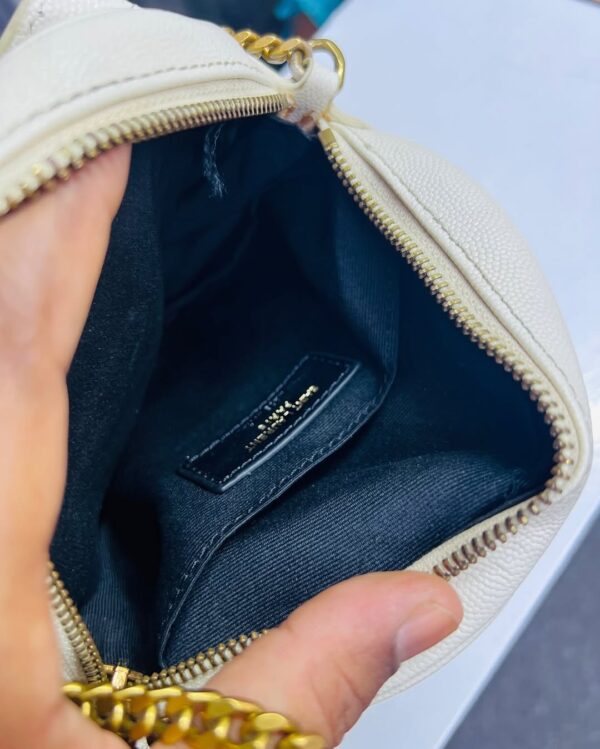 Saint Laurent Vinyle Round Camera Bag - Image 4