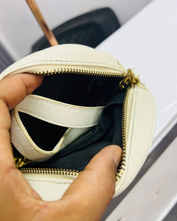 Saint Laurent Vinyle Round Camera Bag - Image 3