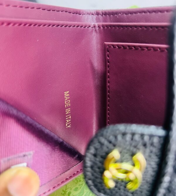 Chanel Quilted Caviar Small Classic Flap Wallet - Image 4