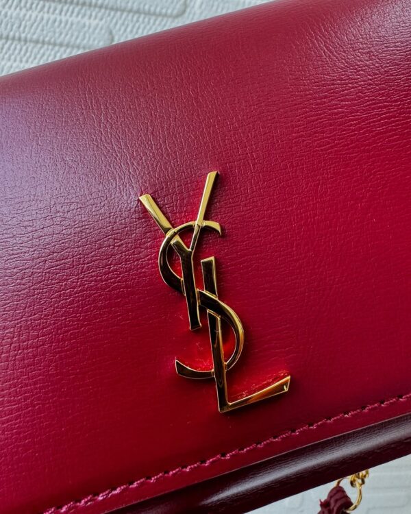 Saint Laurent Leather Cross-Body Phone Holder - Image 2