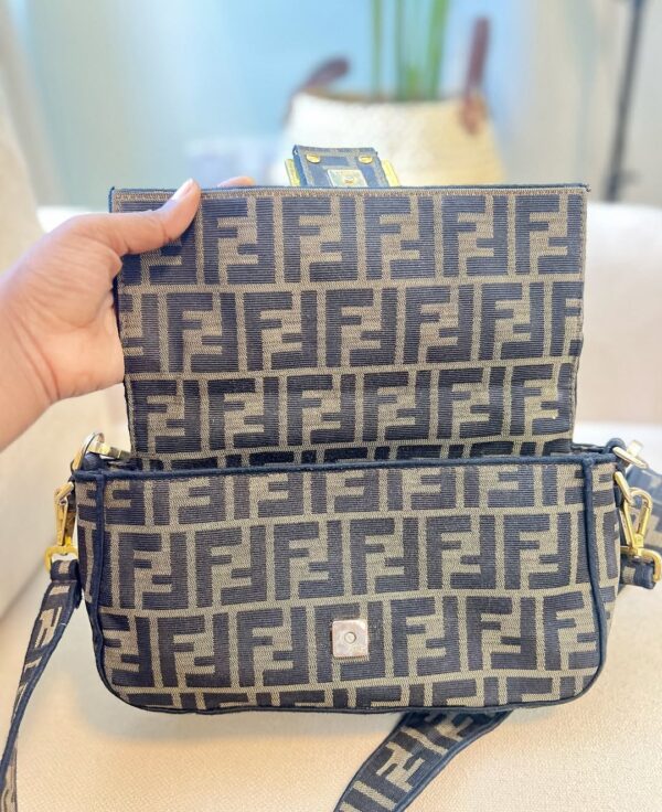 Fendi Baguette Jacquard FF fabric bag - Image 3