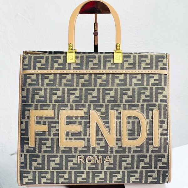 Fendi Zucca Print Sunshine Tote Bag