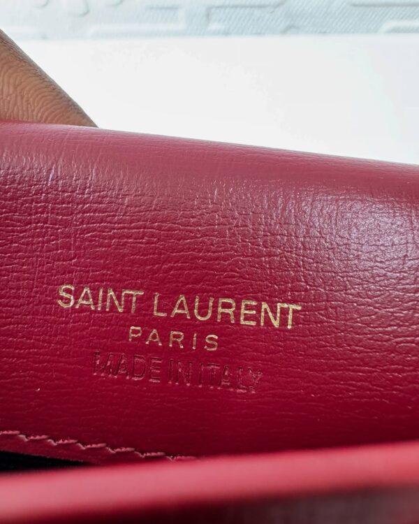 Saint Laurent Leather Cross-Body Phone Holder - Image 4