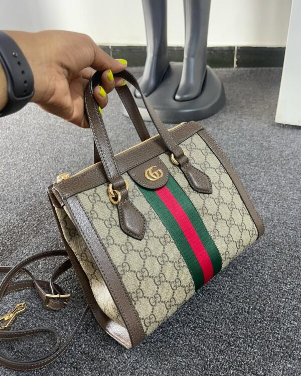Gucci Ophidia Gg Supreme Canvas Tote Bag