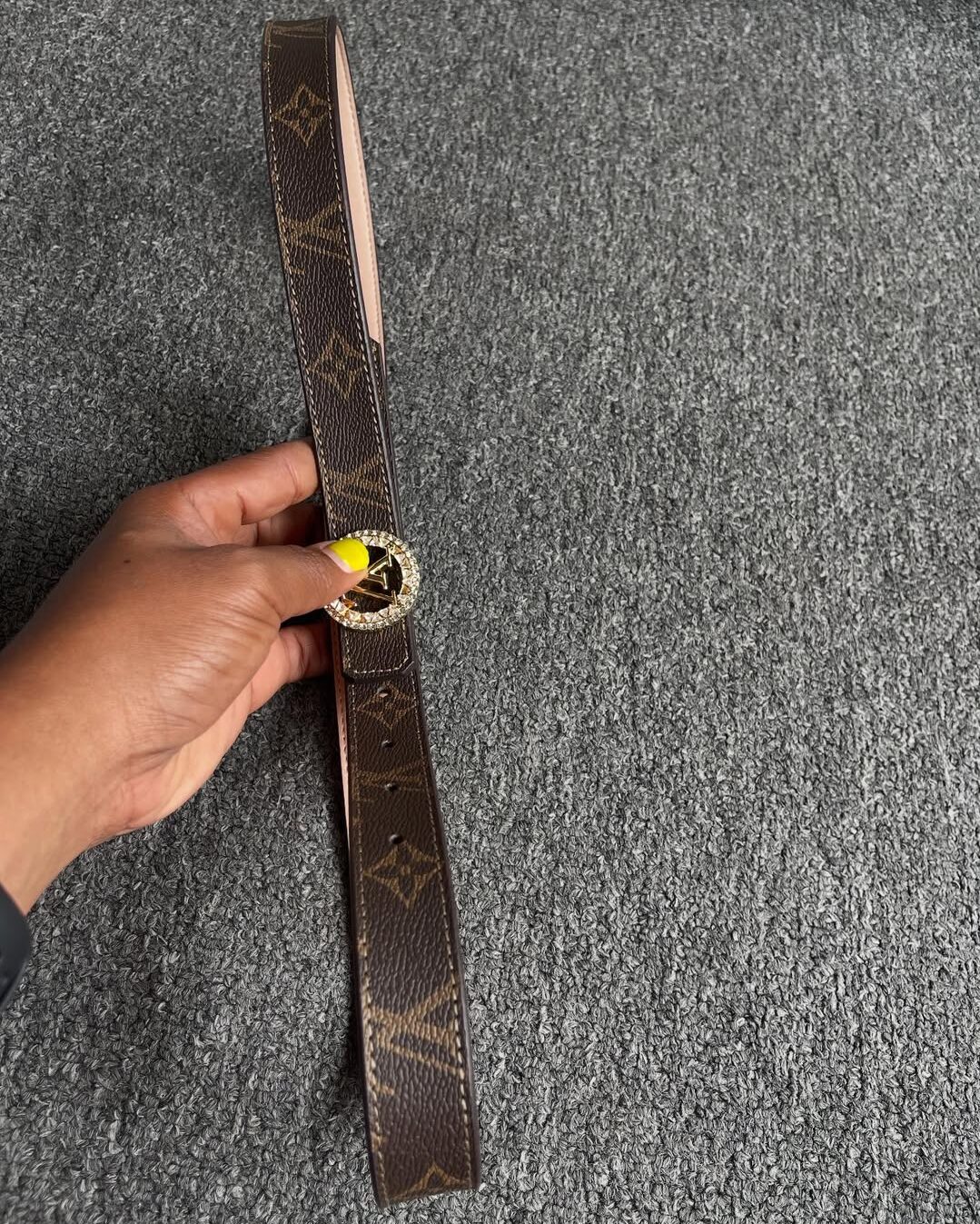 Louis Vuitton Initiales Monogram Canvas Belt