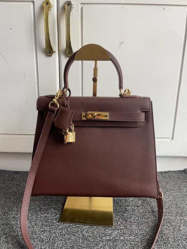 Hermès Kelly Sellier 25 in Rouge Sellier Epsom with Gold Hardware