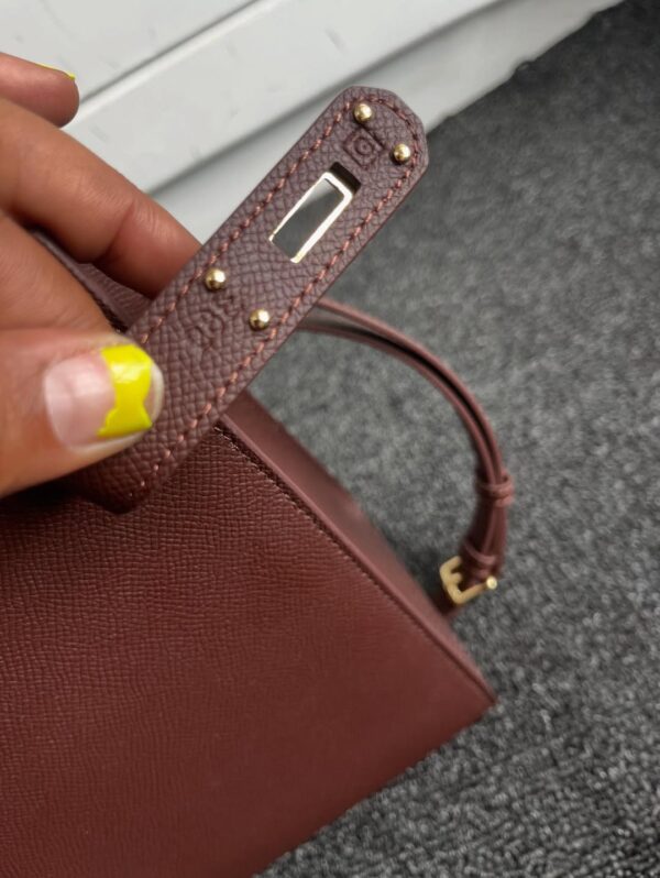 Hermès Kelly Sellier 25 in Rouge Sellier Epsom with Gold Hardware