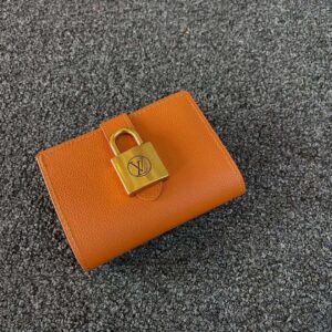 Louis Vuitton Pallas Compact Wallet in Monogram & Clementine