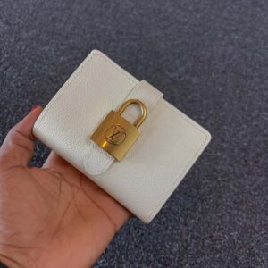 Louis Vuitton Pallas Compact Wallet in Monogram & Cream