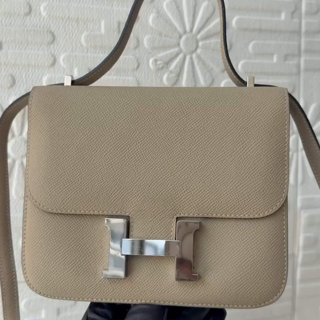 Hermes Constance in Beige Epsom Leather