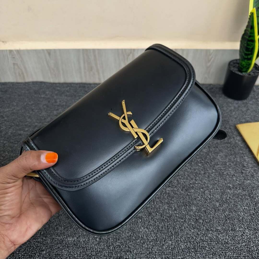 Saint Laurent Solferino Small in Box Leather