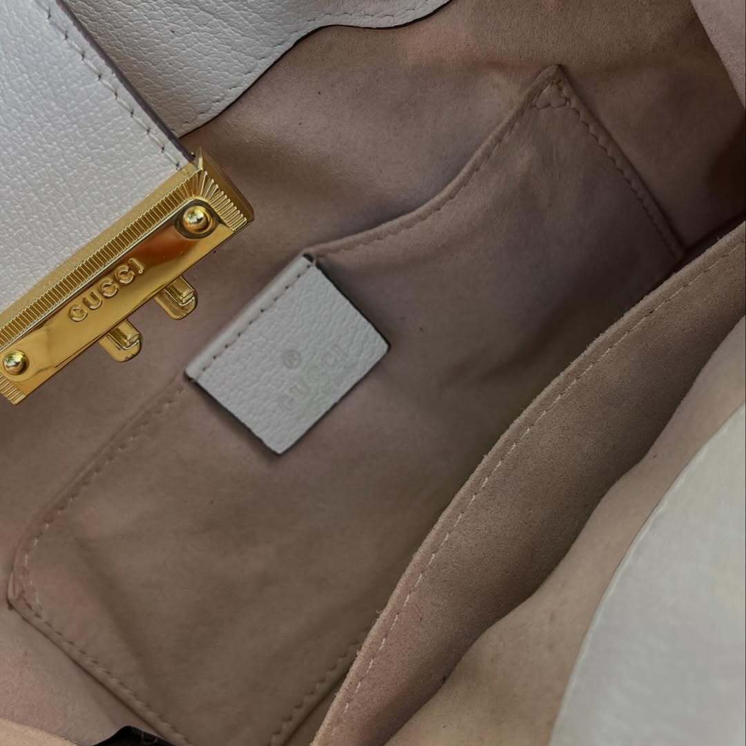 Gucci Padlock Flora Small GG Supreme Canvas Shoulder Bag - Image 7